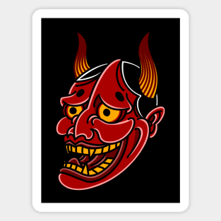 Hannya Noh Mask Magnet